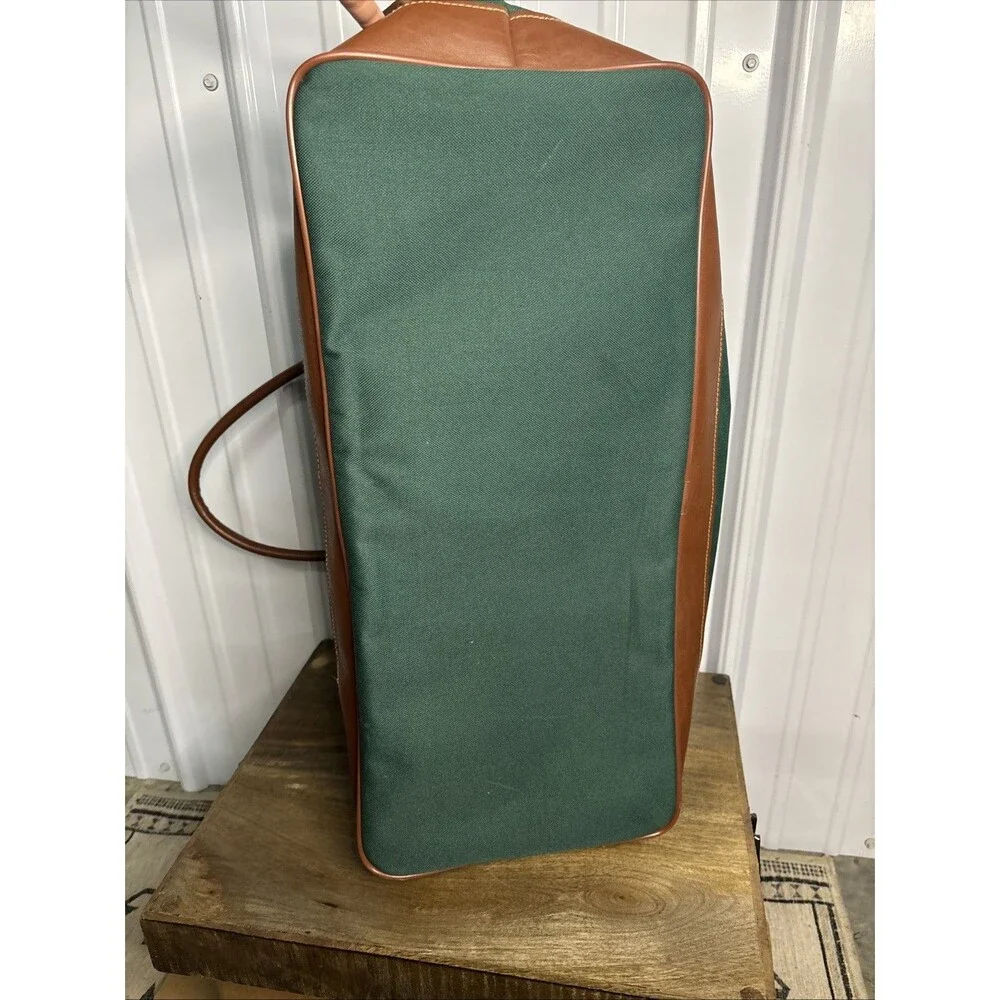 Vintage Polo Ralph Lauren Green Canvas Duffle Bag Large Fragrance Promo ‘90’s